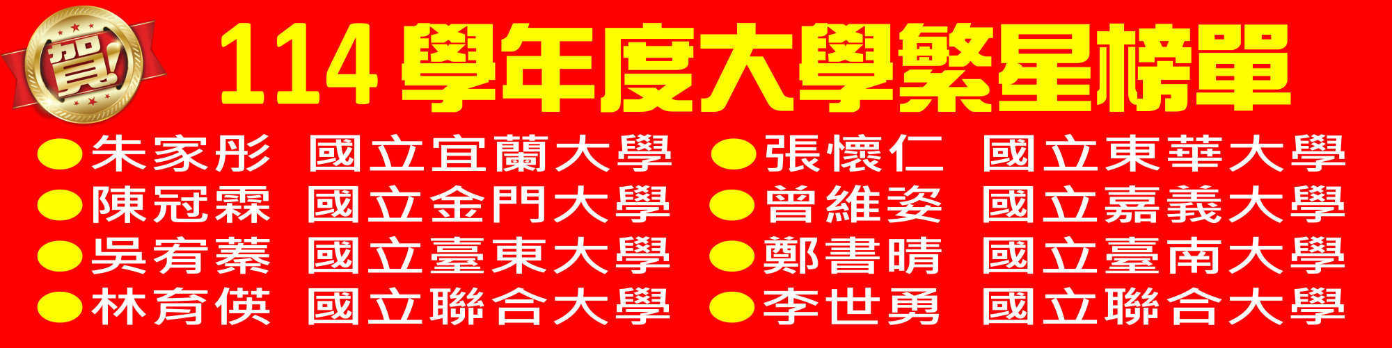114大學繁星4